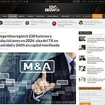 Argentina registr� 238 fusiones y adquisiciones en 2024: alza del 7% en cantidad y 246% en capital movilizado